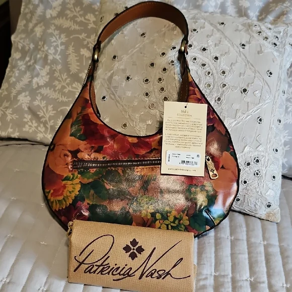 Patricia Nash Multicolor Floral Hobo Bag - Picture 6 of 13